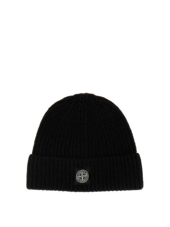 25FW 스톤 아일랜드 비니 N100012S00B4V0029 Black