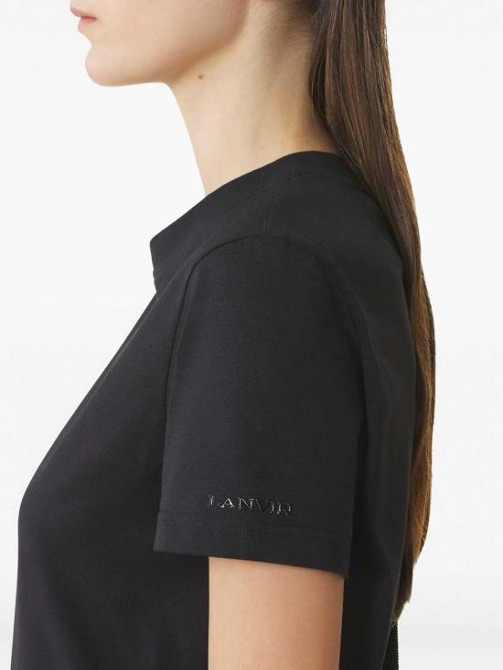 25FW 랑방 반팔 티셔츠 RWTS0024J040H2510 BLACK - LANVIN