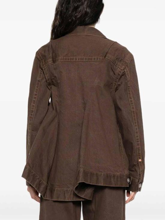 25FW 사카이 데님 팬츠 2507955BROWN Denim - SACAI