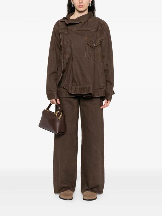 25FW 사카이 데님 팬츠 2507955BROWN Denim - SACAI