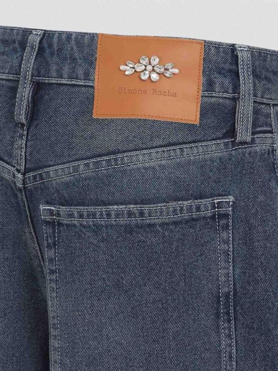  시몬로샤 스트레이트 팬츠 41641231DDISTRESSED Blue - SIMONE ROCHA