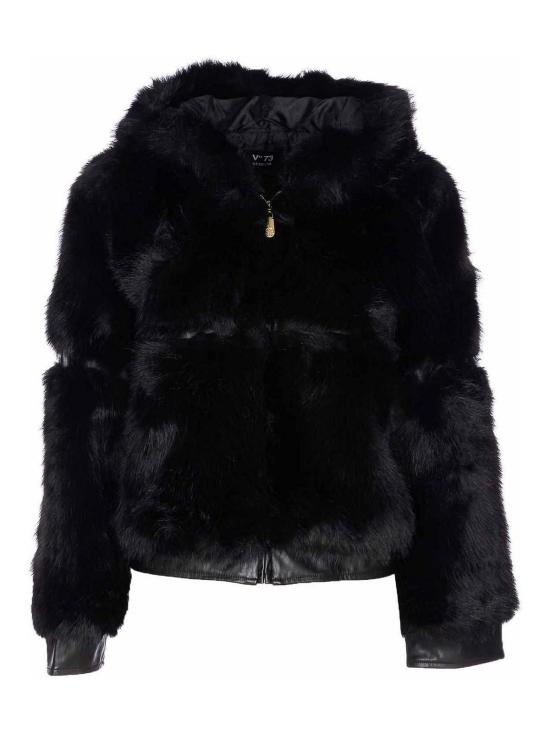  브이73 무스탕 73C19EX02NERO Black