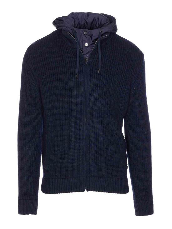 26FW 에르노 5게이지 리브 메리노 울 나일론 샤모니 재킷 MC000195U702729290 BLUE