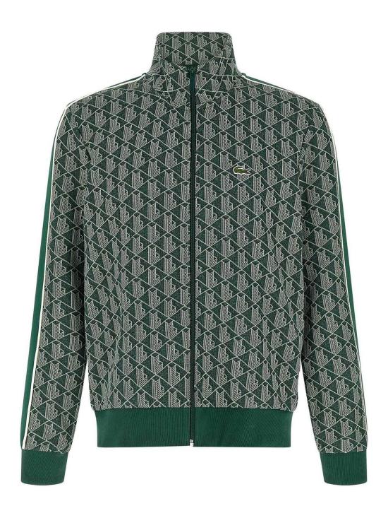 26SS 라코스테 모노그램 집업 스웨트셔츠 SH1368D1R Green