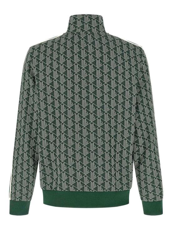 26SS 라코스테 모노그램 집업 스웨트셔츠 SH1368D1R Green - LACOSTE