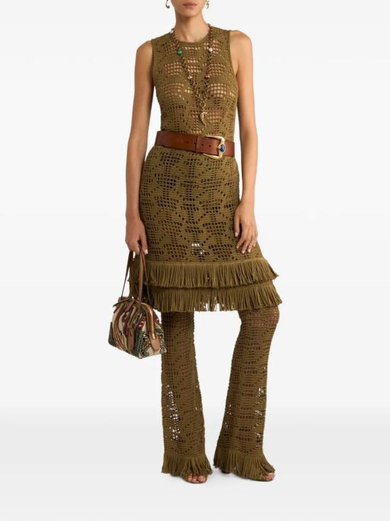 26SS 에트로 스트레이트 팬츠 WRKC0011 AV838M0727 Green - ETRO