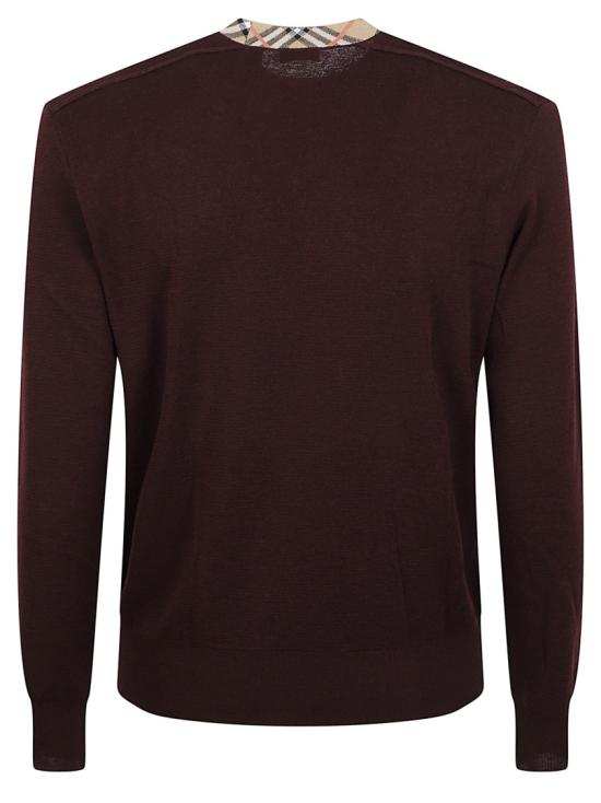 25FW 버버리 스웨터 8113789 C1494 Burgundy - BURBERRY