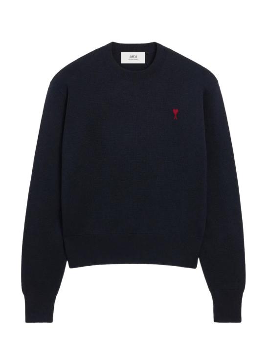 25FW 아미 ADC 크루넥 스웨터 HKS826 001 414 Navy red