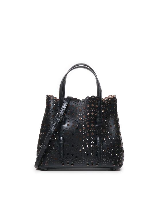 26SS 알라이아 토트백 AA1S06720C0A44 999 Black - ALAIA