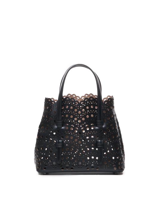 26SS 알라이아 토트백 AA1S06720C0A44 999 Black - ALAIA