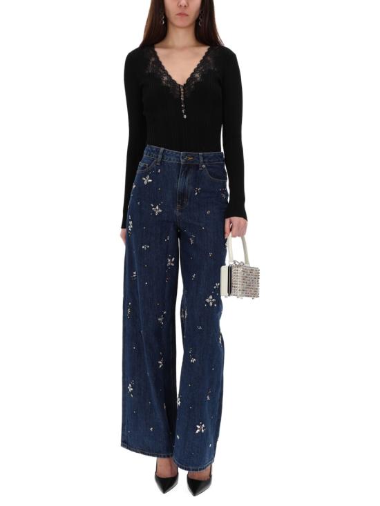 25FW 셀프 포트레이트 탑 AW25 042T B BLACK - SELF PORTRAIT