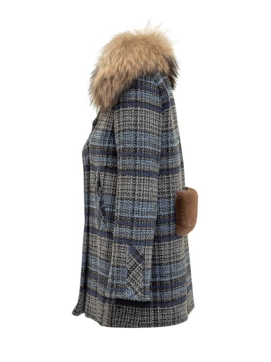 25FW 아바아도르 트렌치 코트 13AAFW25 BLUE CHECK - AVA ADORE