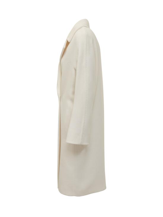 25FW 막스마라 스튜디오 트렌치 코트 2526016042600 008 BIANCO LANA - MAX MARA STUDIO