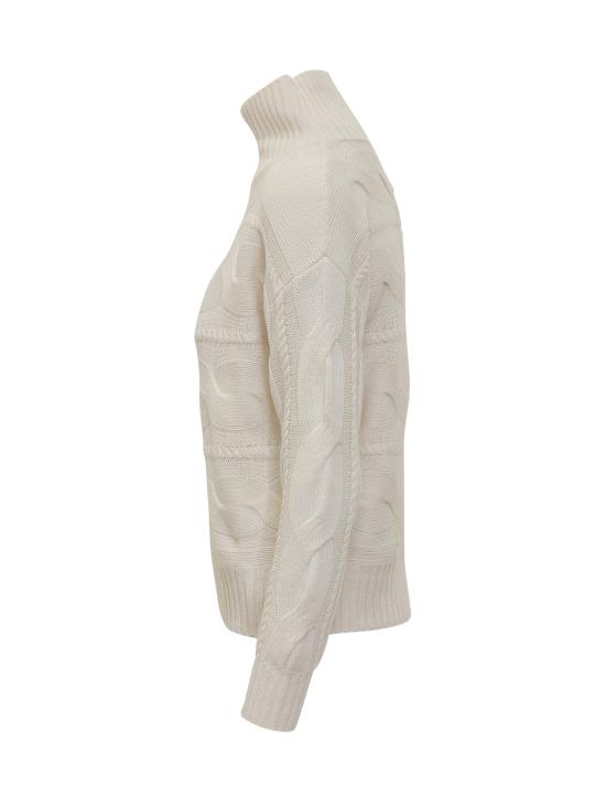 25FW 막스마라 스튜디오 터틀넥 2526366042600 001 BIANCO LANA - MAX MARA STUDIO