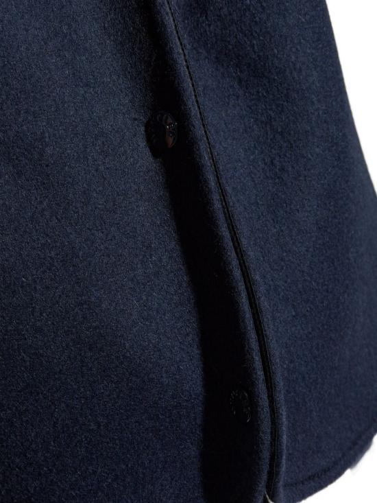 25FW 몽클레어 울 후드 집업 케이프 3G00002M7148P77 BRIGHT GREEN DOM - MONCLER