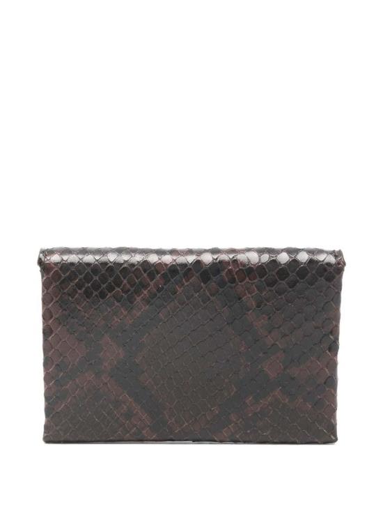 25FW 자크뮈스 엔벨로프 카드 홀더 SLW00202AC05A01880 DARK BROWN DOM - JACQUEMUS