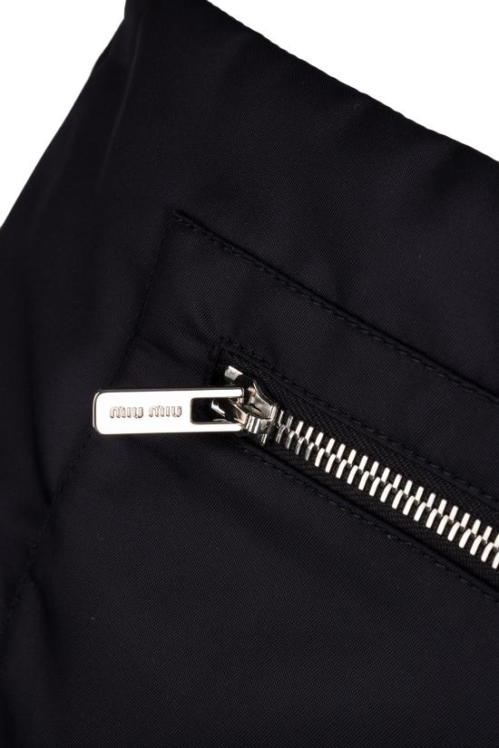 26SS 미우미우 숏 스커트 MG2583181A F0008 BLEU - MIU MIU