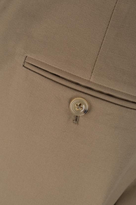 25FW 셀린느 코튼 & 울 개버딘 플리츠 트라우저 RP07B0333 02GQ BEIGE MILITAIRE - CELINE