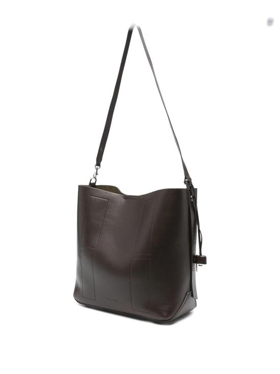 25FW 호간 클러치/파우치 KBW01RS0300TZPS808 Brown - HOGAN