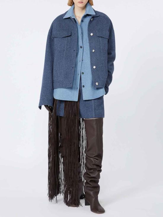  스포트막스 셔츠 2522086033600002 Blue - SPORTMAX