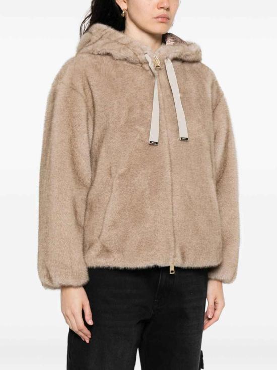 25FW 에르노 멜란지 얼터너티브 밍크 퍼 보머 자켓 GI000318D127391985 Yellow - HERNO