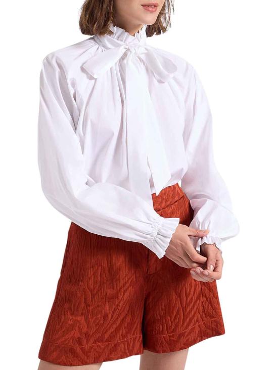 26SS 라 더블제이 블라우스 SHI0120COT064SOLIDWH01 White - LA DOUBLEJ