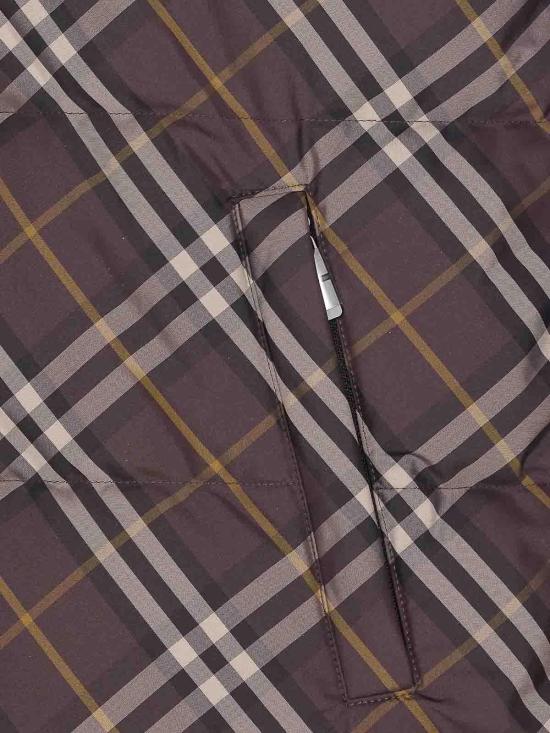  버버리 리버시블 체크 다운 베스트 8117100 Brown - BURBERRY