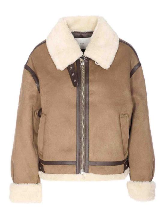  던스트 가죽 자켓 UDJU5D123I2KHAKIBEIGE Brown