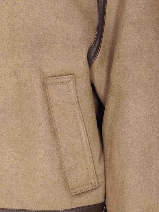  던스트 가죽 자켓 UDJU5D123I2KHAKIBEIGE Brown - DUNST