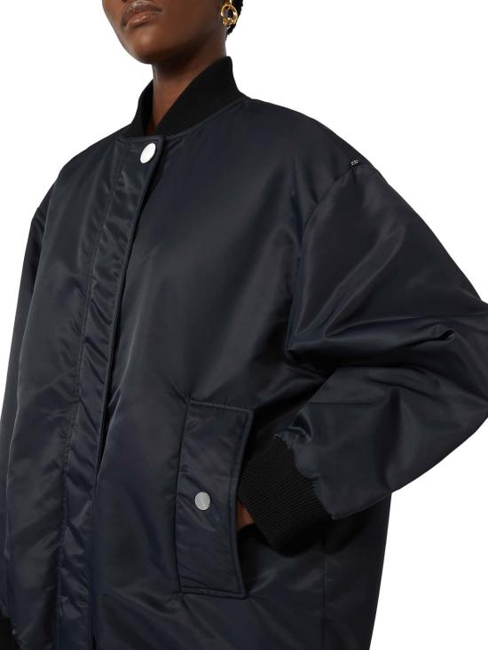  스포트막스 AGAPE아가페 오버사이즈 트윌 봄버 자켓 2522026041600000 Black - SPORTMAX