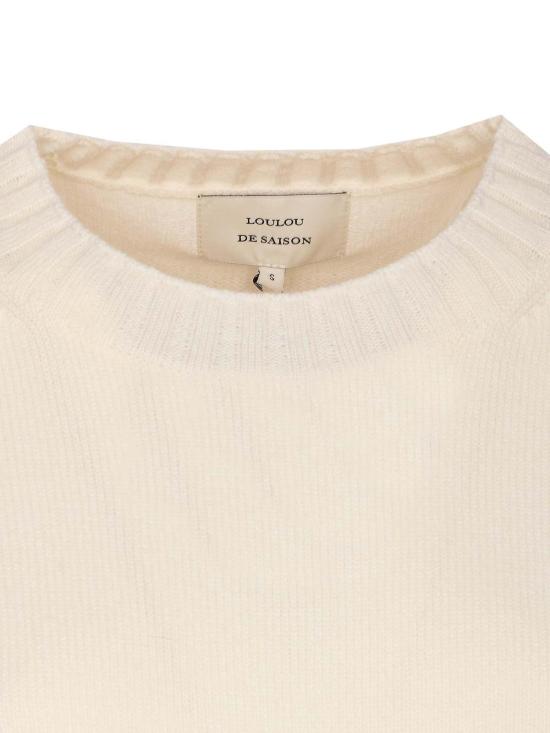 25FW 루루 스튜디오 스웨터 MORALDSIVORY White - LOULOU STUDIO