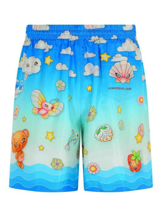  카사블랑카 숏팬츠 MAW25TR01202KAWAIIMOTIF Multicolour - CASABLANCA
