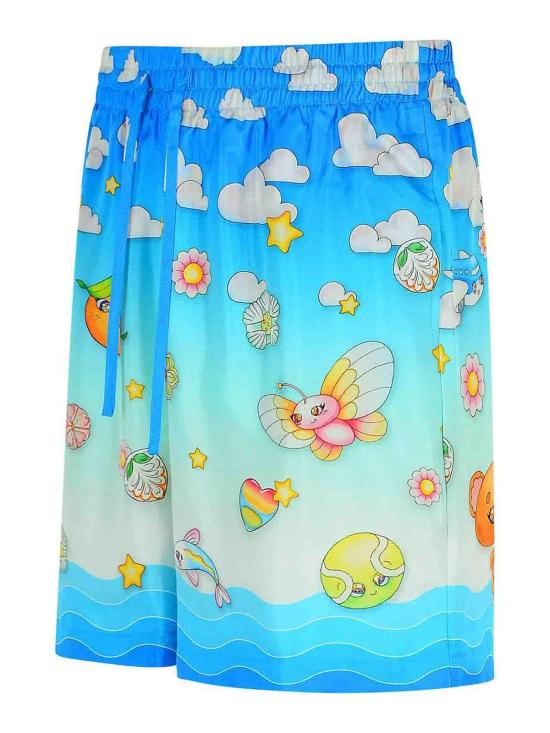  카사블랑카 숏팬츠 MAW25TR01202KAWAIIMOTIF Multicolour - CASABLANCA