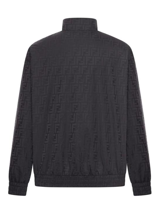  펜디 FF 자카드 지퍼 보머 재킷 FAA951ATN9F0GME Black - FENDI