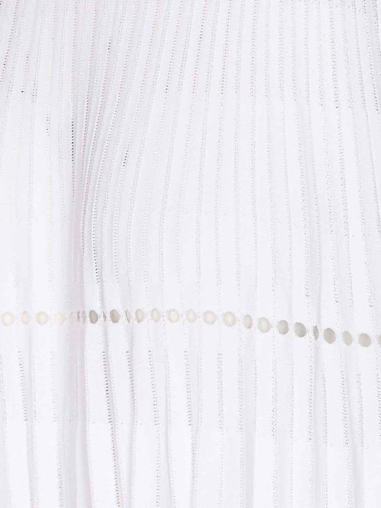 25FW 알라이아 민소매 티셔츠 AA9R2674K078B000 White - ALAIA