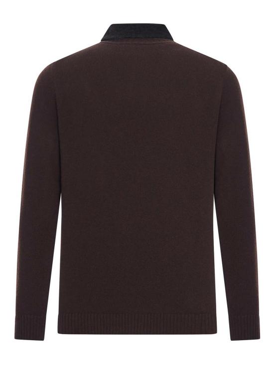 25FW 로베르토 콜리나 폴로 티셔츠 253M37002SUM37SU08 Brown - ROBERTO COLLINA