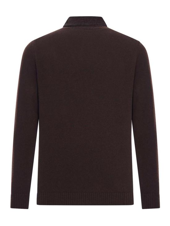 25FW 로베르토 콜리나 폴로 티셔츠 253M37002SUM37SU06 Brown - ROBERTO COLLINA