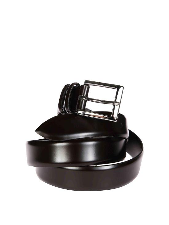 26SS 오르치아니 가죽 벨트 U03201CAFTMORO Brown