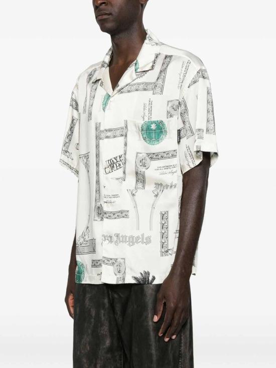 25FW 팜앤젤스 반팔 셔츠 PMGG00DF25FAB0030B10 White - PALM ANGELS