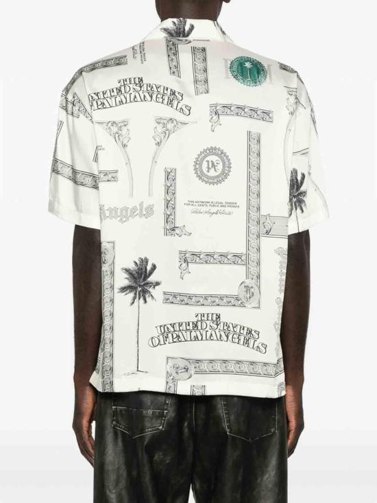 25FW 팜앤젤스 반팔 셔츠 PMGG00DF25FAB0030B10 White - PALM ANGELS