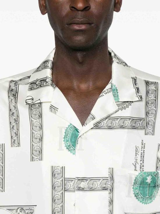 25FW 팜앤젤스 반팔 셔츠 PMGG00DF25FAB0030B10 White - PALM ANGELS