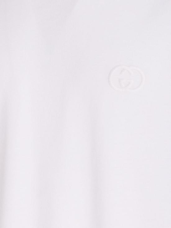 25FW 구찌 자수 코튼 저지 티셔츠 796395XJHKE9692 White - GUCCI