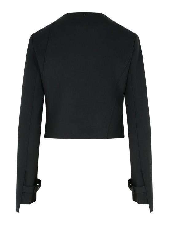 25FW 쿠레쥬 오블리크 테일러드 자켓 425CVE137PL01709999 Black - COURREGES