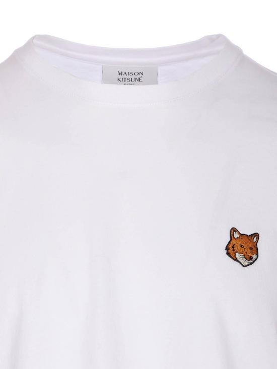 26SS 메종키츠네 폭스 헤드 레귤러 티셔츠 PM00107KJ7026P100 White - MAISON KITSUNE