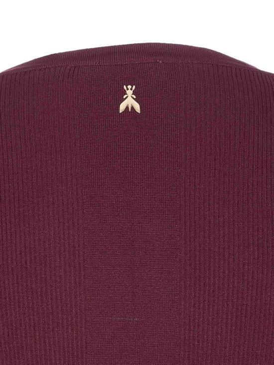 25FW 파트리지아페페 긴팔 티셔츠 8K0328K280M536 Dark Red - PATRIZIA PEPE