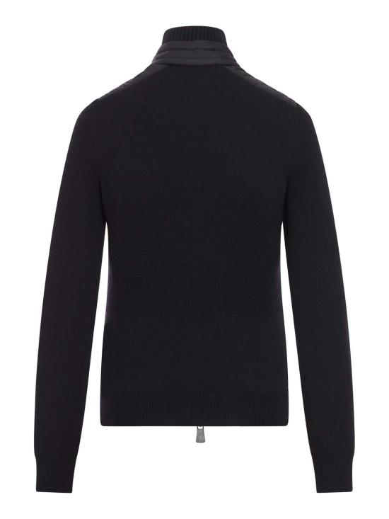  몽클레어 패딩 울 가디건 패딩 울  K20989B00016A9462999 Black - MONCLER