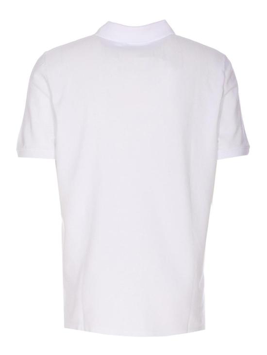 26SS 메종키츠네 폭스 헤드 레귤러 폴로 티셔츠 PM00209KP0002P100 White - MAISON KITSUNE