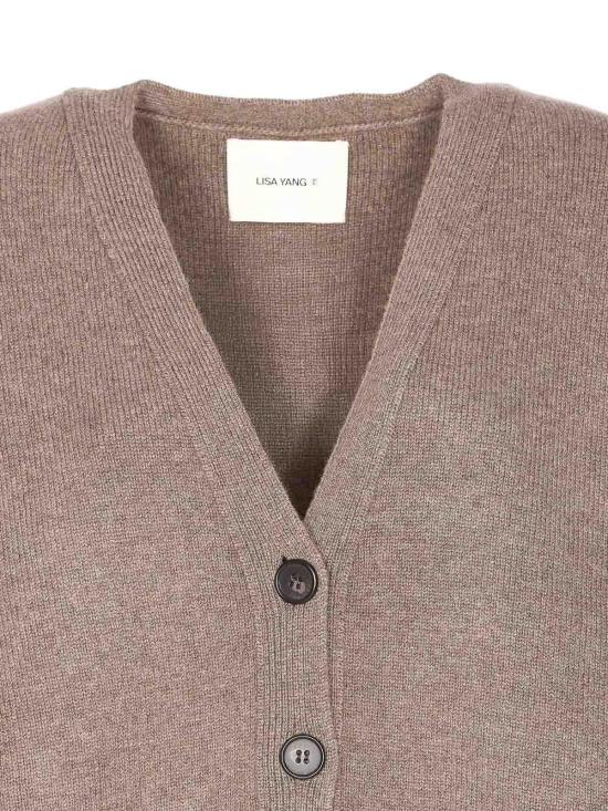 25FW 리사 양 가디건 2025371TL Brown - LISA YANG