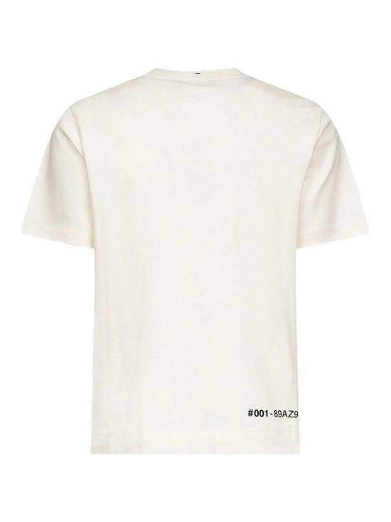  몽클레어 그레노블 브랜디드 코튼 티셔츠 89AZ98C00011041 Beige - MONCLER