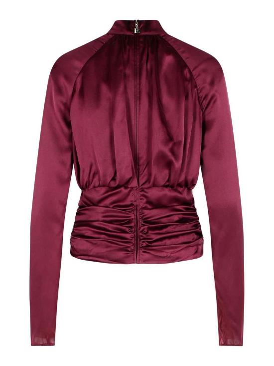 25FW 로테이트 바이 크리스텐슨 블라우스 1150082734 Dark Red - ROTATE BY BIRGERCHRISTENSEN